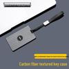 Equation Leopard Titanium 7-Key Case for 2025 Model - Premium Carbon Fiber ABS Remote Control Protective Shell