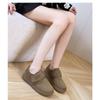 Women Thickened Plush Lined Velcro Casual Soft Sole Warm Short Snow Boots