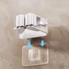 4PCS non-punching mop holder, mop clip, bathroom rack, powerful mop hook