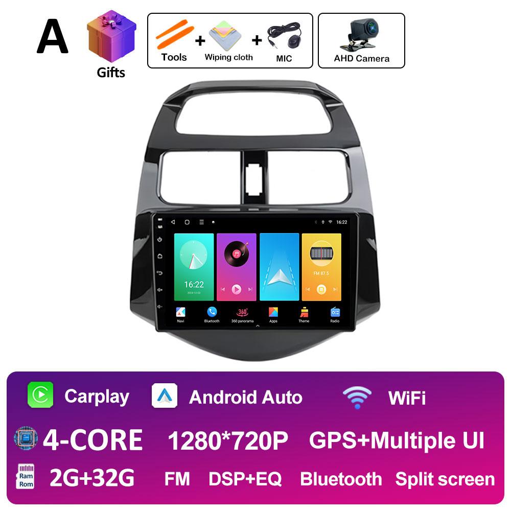 Android 14 Car Video For Chevrolet Spark Beat Matiz Creative 2010 2011 2012 2013 2014 Radio Player GPS Navigation Auto Tools 4G