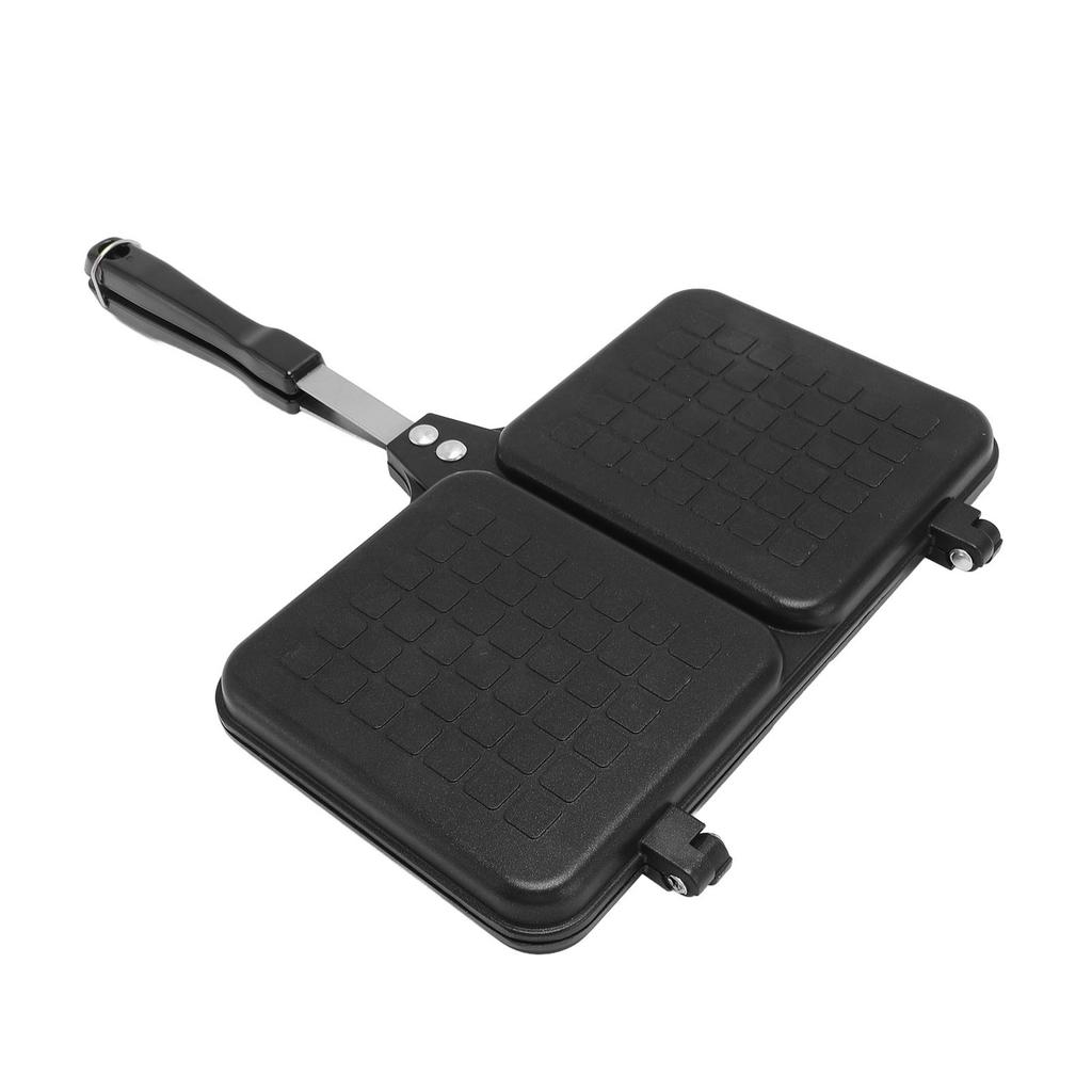 Sandwich Pan Aluminum Alloy Double Sided Anti Stick Sandwich Frying Pan for Home Kitchen Baking