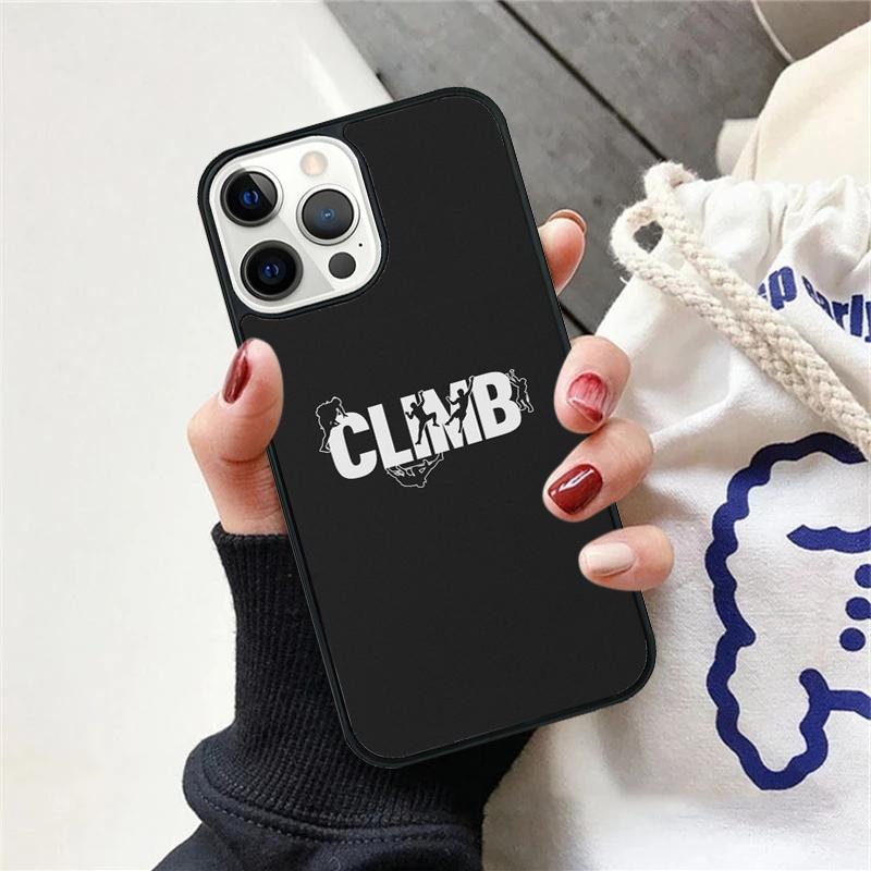 Mountain Climbing Phone Case Cover For iPhone 17 Air 15 16 11 13 14 Pro Max 12 Plus Max Fundas