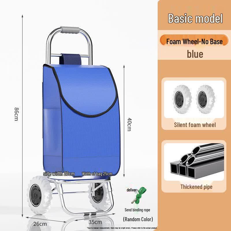 Orange Center Portable Folding Shopping Cart