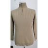Half Zip Stand Collar Men Solid Color Casual Knitted Pullover Sweater