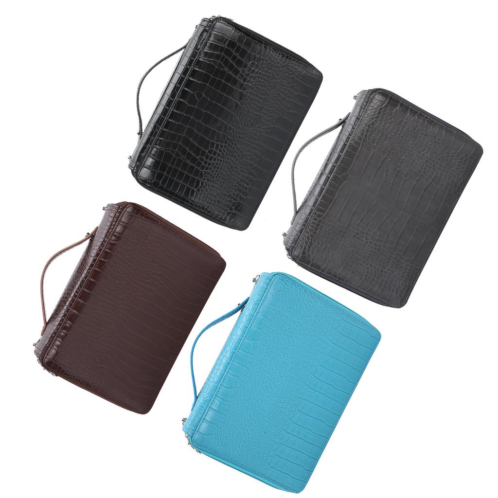 Colored Pencil Case 252Hole Large Capacity Art Painting Pen Portable PU Storage Bag