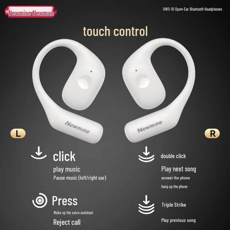 Newman OWS-10 Open-Ear Wireless Sports Earbuds