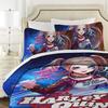 Parure de lit - harley quinn - 240x260cm - ultra douce - hypoallergénique - entretien facile