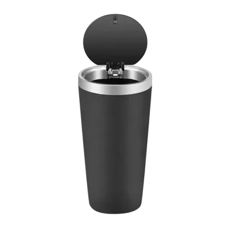 Auto Garbage Bin Ashtray Leak-proof Car Cup Holder Trash Can with Cover Storage Box Bucket Waterproof Acessory
