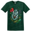 Beetle Insect T Shirt Colorful Tropical Flower Garden Nature Graphic Art Tee
