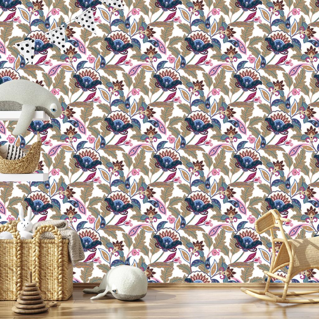 Ornamental Plants Wallpaper for Living Room and Bedroom 50x1000