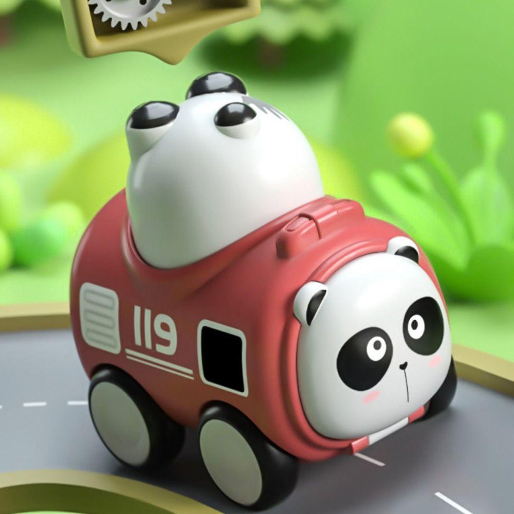 Ladder Truck Mini Inertial Engineering Car Toys Cartoon Animal Construction Trucks  Classic Toy