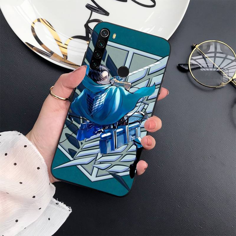 Attack On Titan japanese anime Phone Case For Xiaomi Redmi note 7 8 9 t max3 s 10 pro lite coque shell cover funda