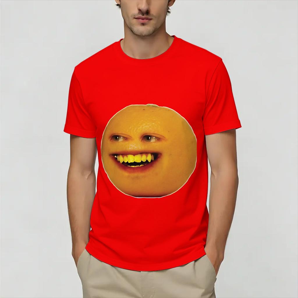 Lustiges nerviges Orangen T-Shirt Strand Hippie T-Shirts Unisex Reine Baumwolle Rundhals 4XL 5XL 6XL Kleidung Kurzarm Streetwear Tops