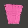 100pcs Plastic Nursery Garden Decor Stake Tags Plant Labels Lawn Ornament Pink