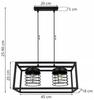 HANGING LAMP CAGE ELEGANT METAL LAMP SHADE