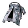 Baby Carrier Cover with Peekaboo Opening Double-Layer Fabric Infant Car Seat Canopy Stroller Cover Nursing Cover