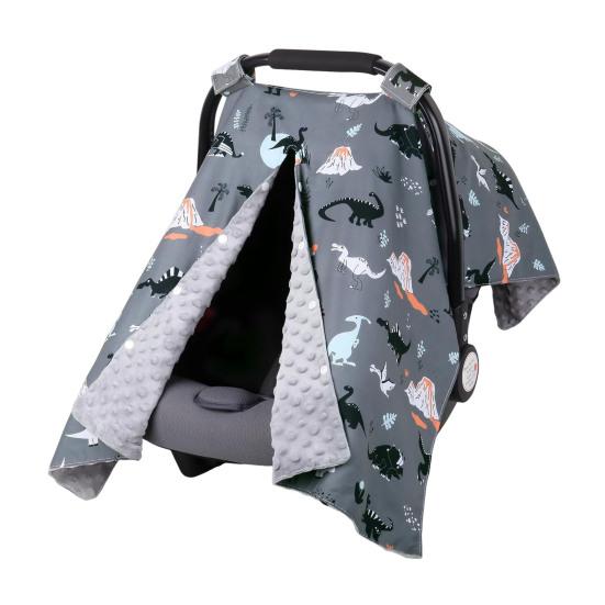 Baby Carrier Cover with Peekaboo Opening Double-Layer Fabric Infant Car Seat Canopy Stroller Cover Nursing Cover