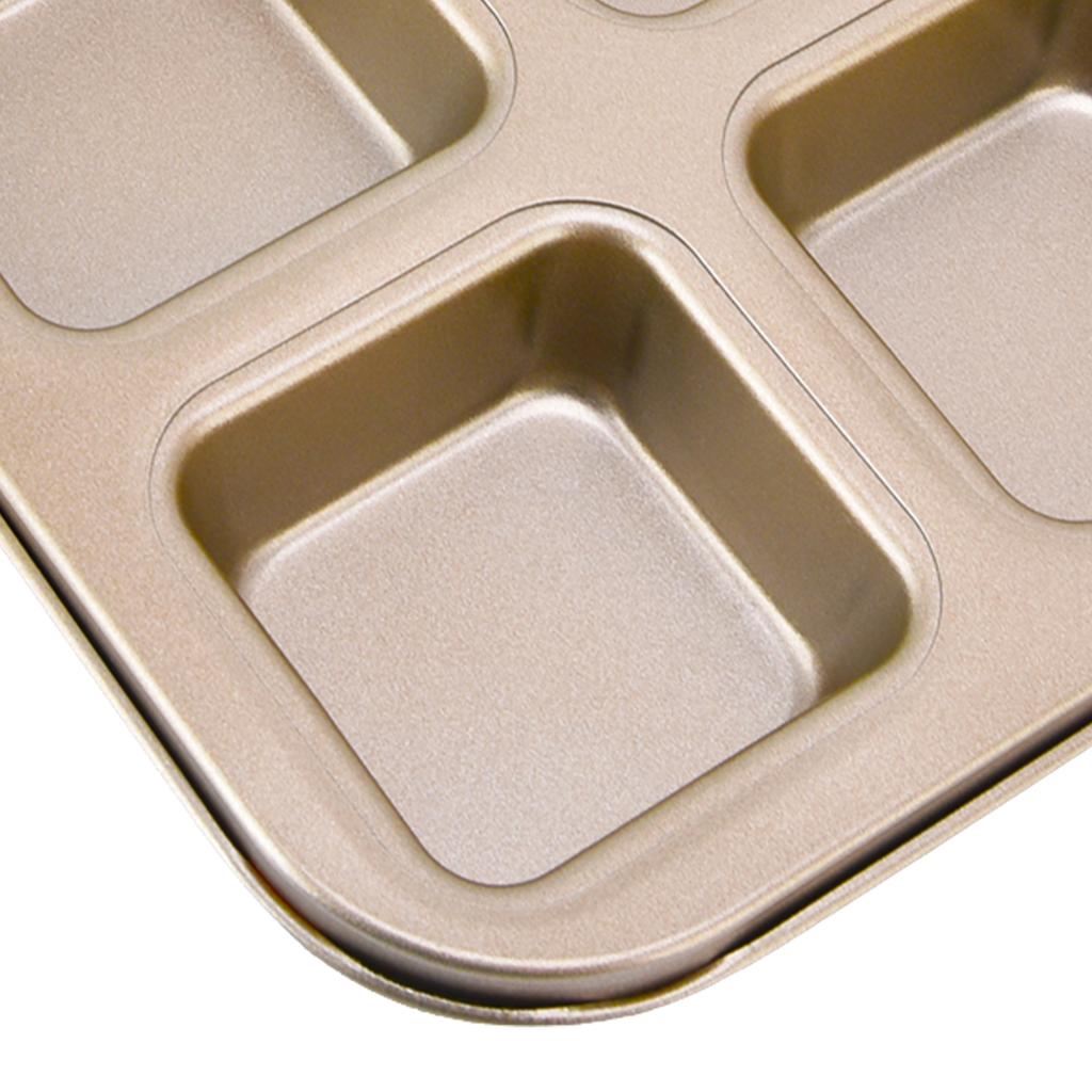 Loaf Baking Pans 12 Cavity Brownie Baking Pan Carbon Steel Muffin Bakeware Cupcake Bread Divider Mold