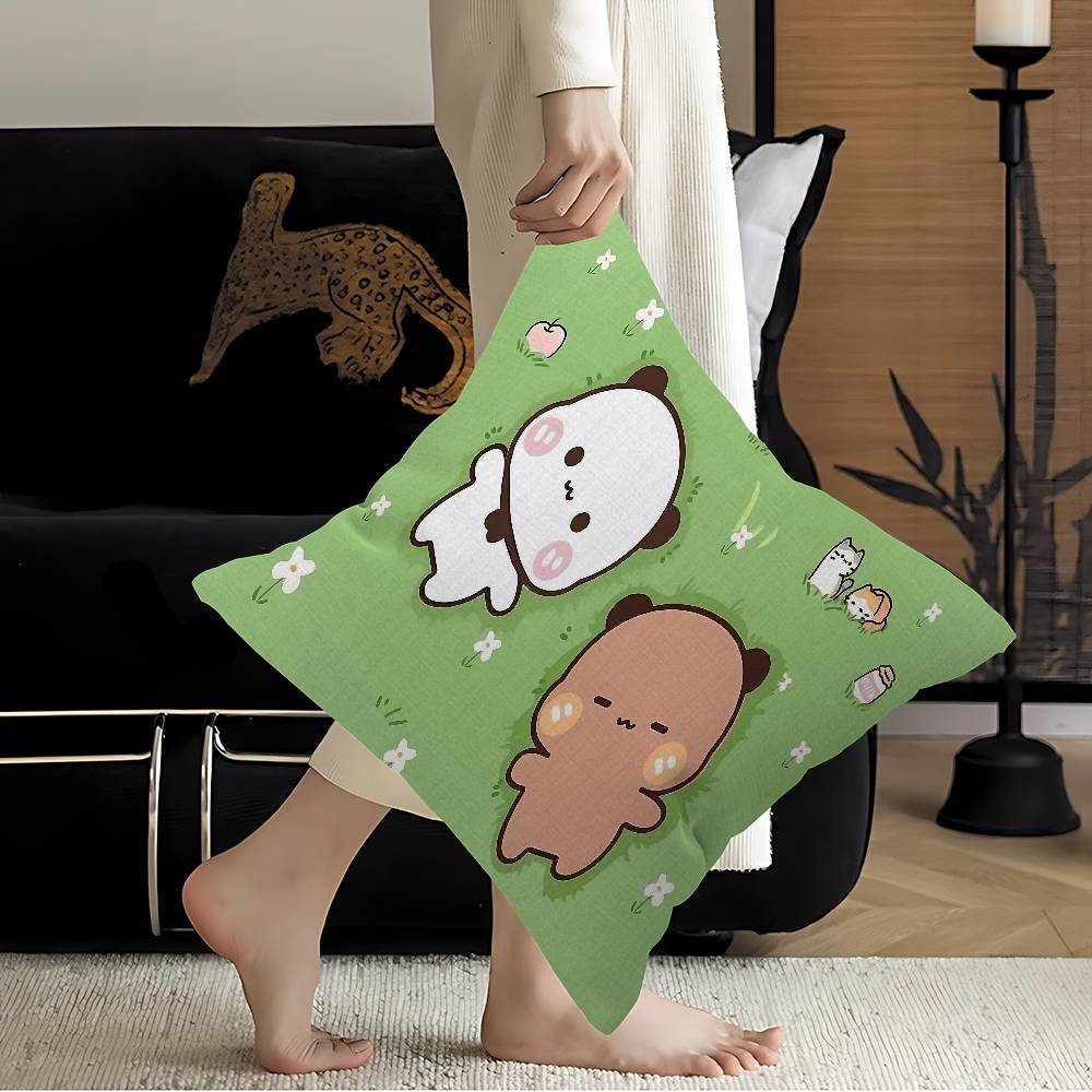 Bubu And Dudu Cute Pillow Cushion Cover Pillowcase Living Room Sofa Home Decor