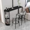 OEING Modern Rock Slab Dining Table Set