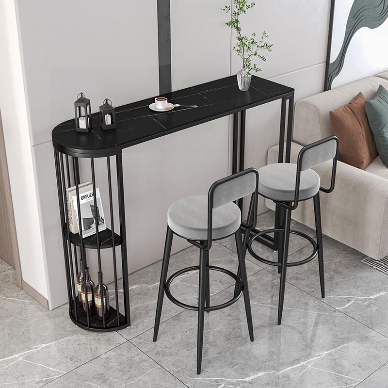 OEING Modern Rock Slab Dining Table Set