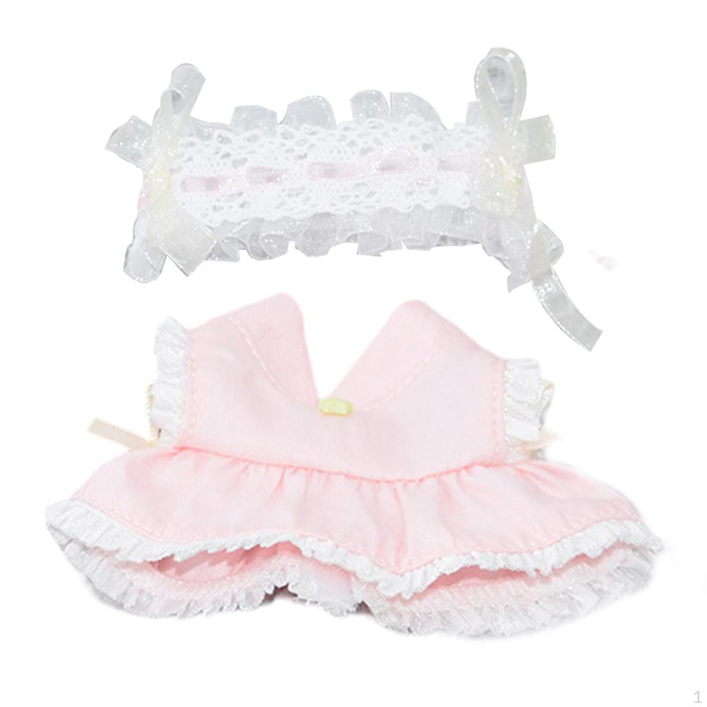 Casual Outfits for Mini Plush Dolls, Practical Decoration, Doll Accessories, Trendy Clothes