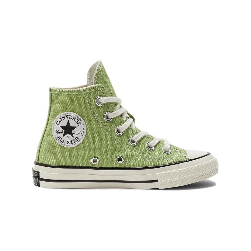 Converse 1970s Dopamine Color Durable Breathable High-Top Canvas Shoes Kids Sneakers Green A05215C