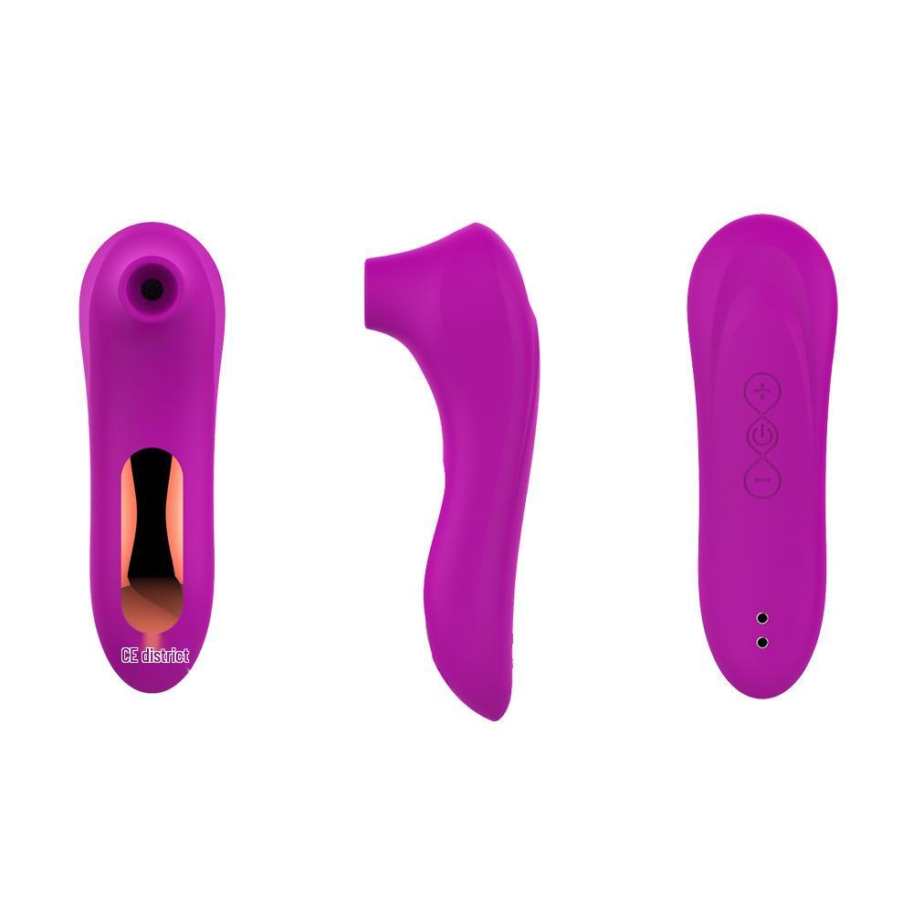Mini-Saugbecher-Zauberstab-Vibrator für Frauen mit 10 Frequenzen für Vorspiel und Orgasmus
