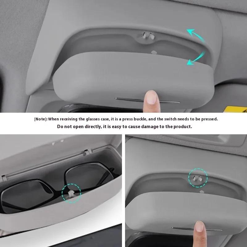 Für Toyota Corolla/Corolla Cross/Harrier/Frontlander/Levin Auto Brillenetui Sonnenbrillen Aufbewahrungsclip Innenraum Auto Zubehör