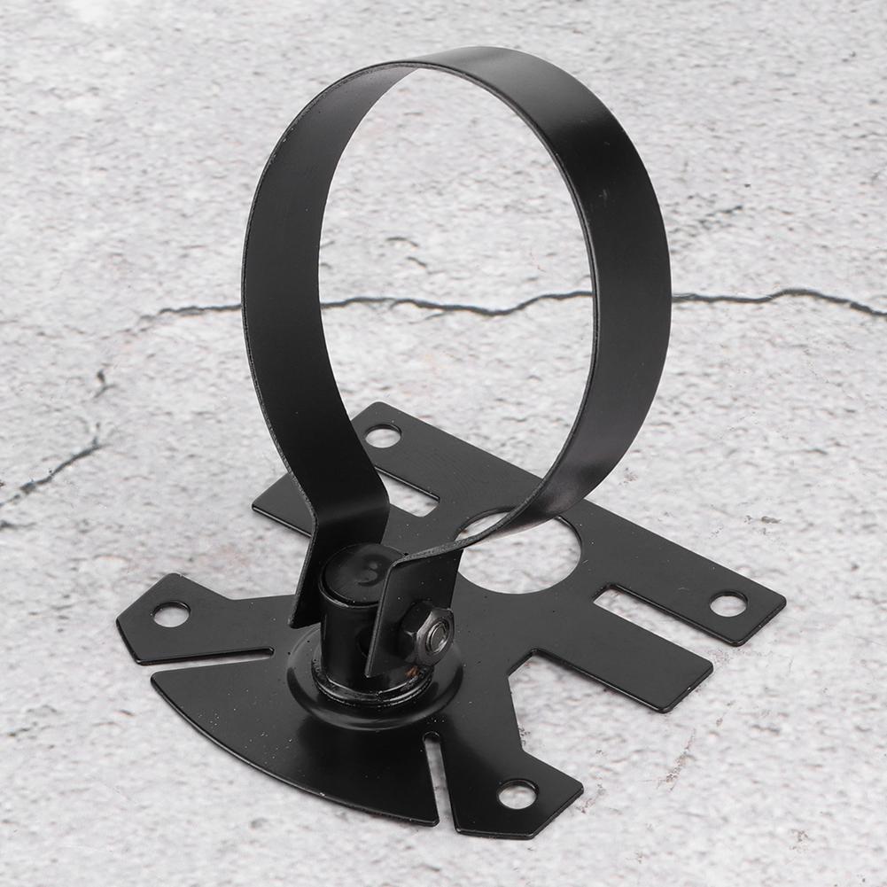 2in 52mm Single Hole Gauge Mount Bracket Iron Meter Holder Car Refitting Black
