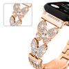 Luxury Stainless Steel Watch Strap Unique Butterfly Diamond for Apple Watch Band 8/9/10 Ultra Metal Woman I Watch Strap