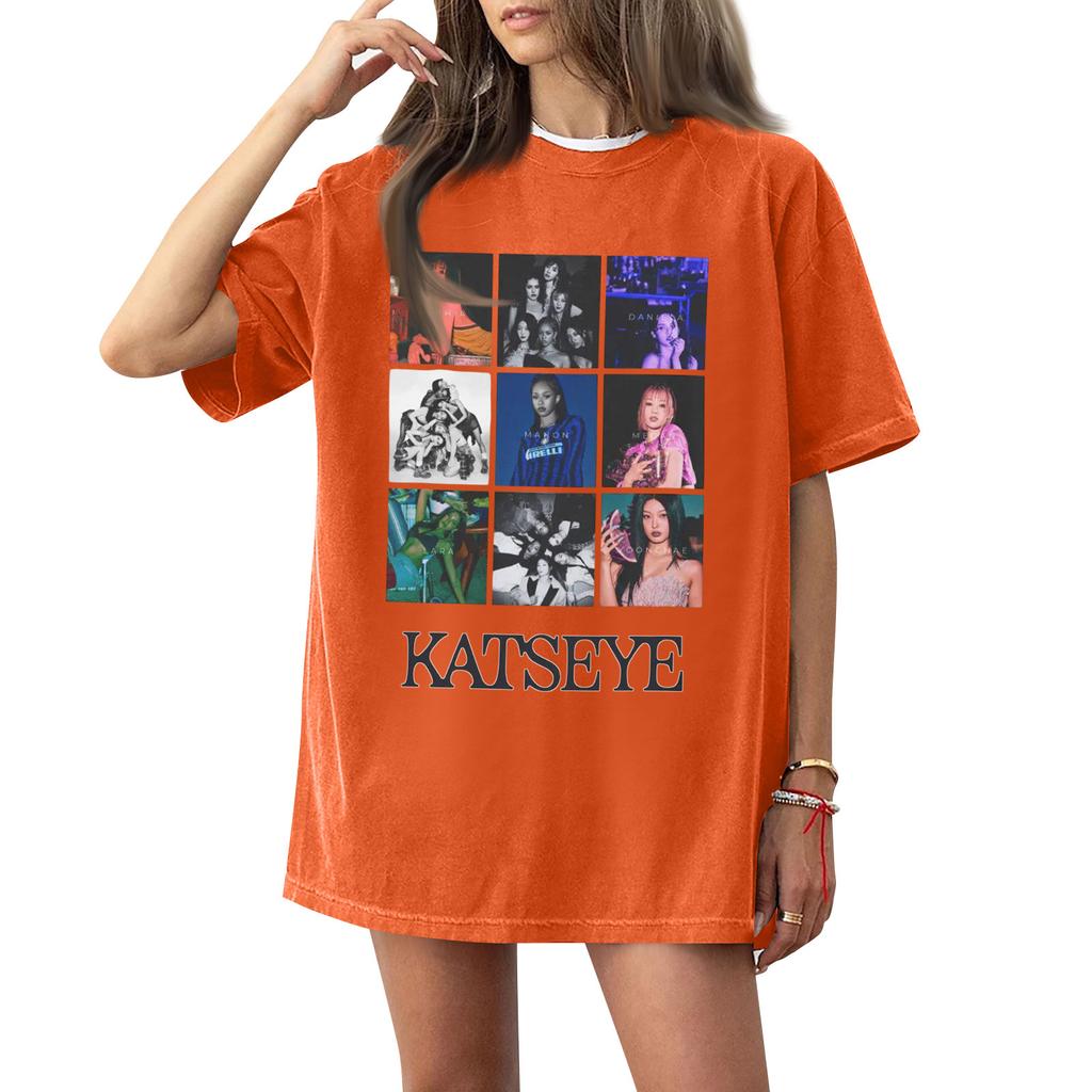 Women's Round Neck Printed Short-sleeved T-shirt Top