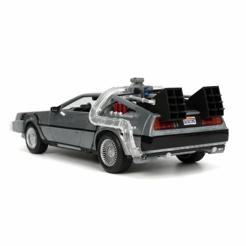 Back To the Future Part 1 Jada Toys Metals 1/24 Scale Diecast Time Machine DeLorean 32911 Jada Toys - Hollywood Rides | Back To the Future Part I De L