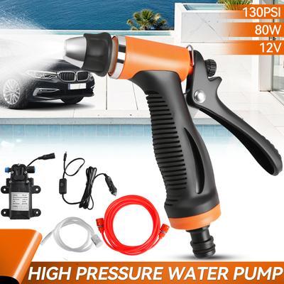 12V 133PSI Car Wash Car Washer Gun Pump High Pressure Cleaner Car Care Portable Washing Machine Electric Cleaning Auto Device