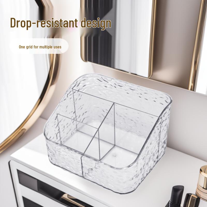 Glacier Pattern Luxury Cosmetic Storage Box - Durable, Stylish Organizer for Lipstick & Skincare, Perfect for High-Value Items