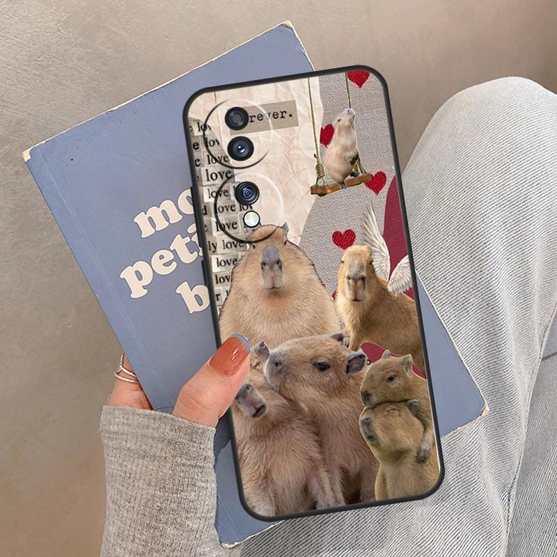 

Animal Funny Capybara Case For Honor Magic 8 5 6 7 Pro Cover For Honor 400 200 Lite 50 70 90 X8a X8b X9a X9b X9c Honor X8b