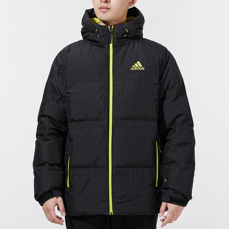 Adidas COLD.RDY Hooded Drawstring Down Jacket Men Outerwear Black H20773