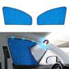 Single-Layer Magnetic Retractable Sunshade for Car Side Window