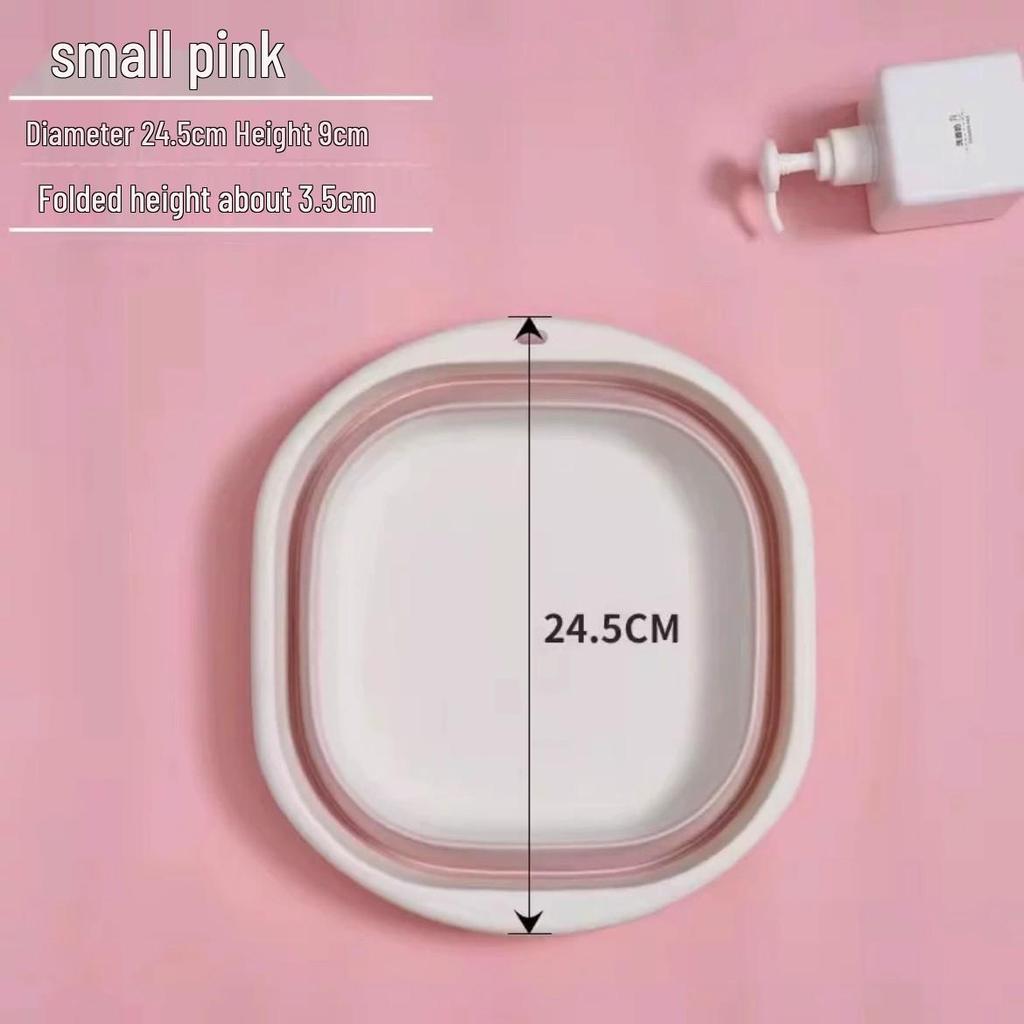 Hordozható Összecsukható Utazó Mosdótál: Kompakt, összenyomható megoldás kollégiumokba, felnőtteknek és mosodába.