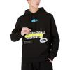 Puma Graffiti Logo Print Hoodie Men Tops Black 536305-01