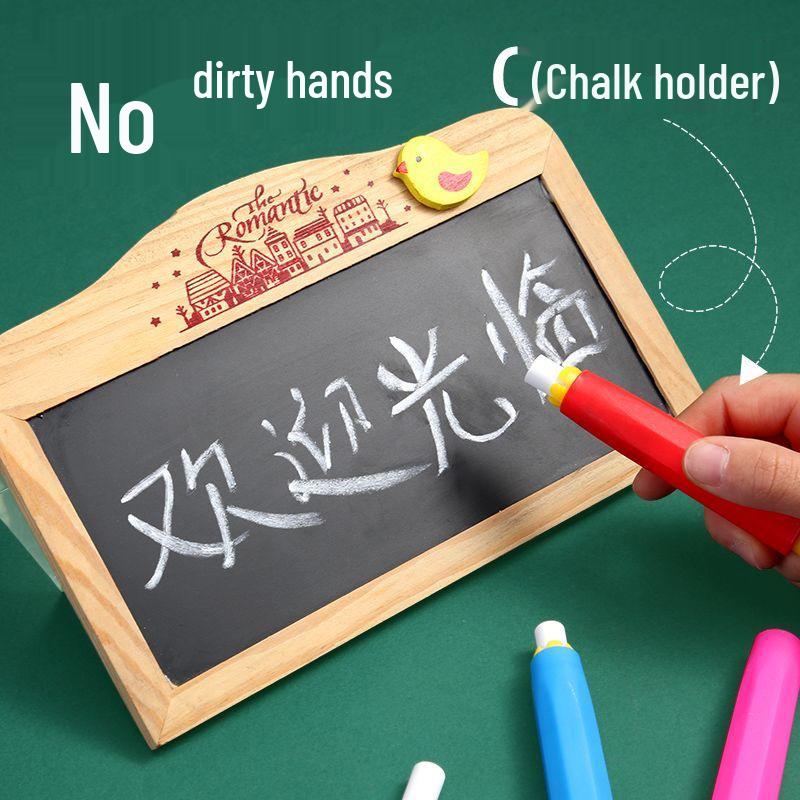 Dust-Free White Chalk Set for Kids & Teachers - Home & Classroom Use