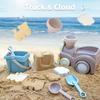 Beach Toys for Toddlers Kids Sand Toys Train Beach Truck Beach Bucket Scoop Trowel Colander Rake Sand Castle Toys Sandbox Toys