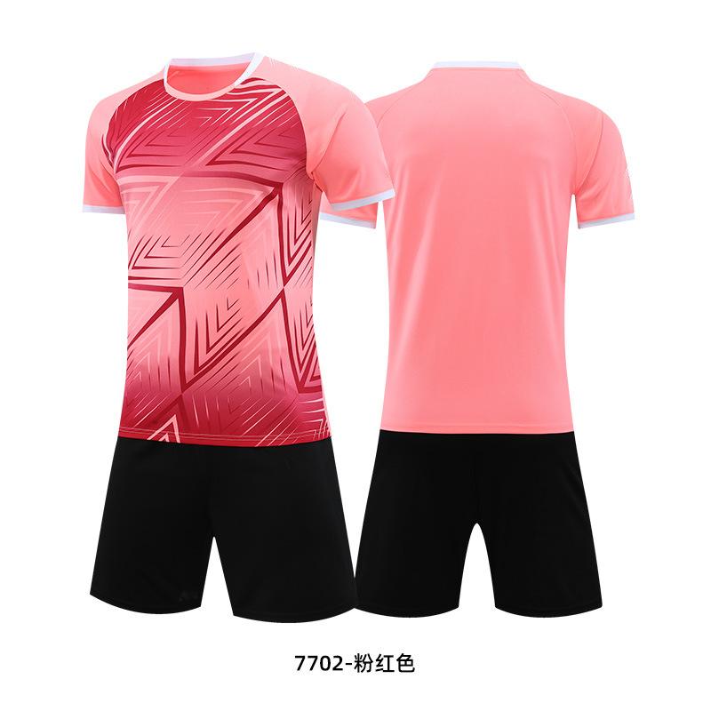 Children's football jersey, short-sleeved suit, competition training jersey, summer breathable printing, football jersey, jersey print number