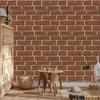 Red 3D Brick Wallpaper for Living Room and Bedroom 50x1000