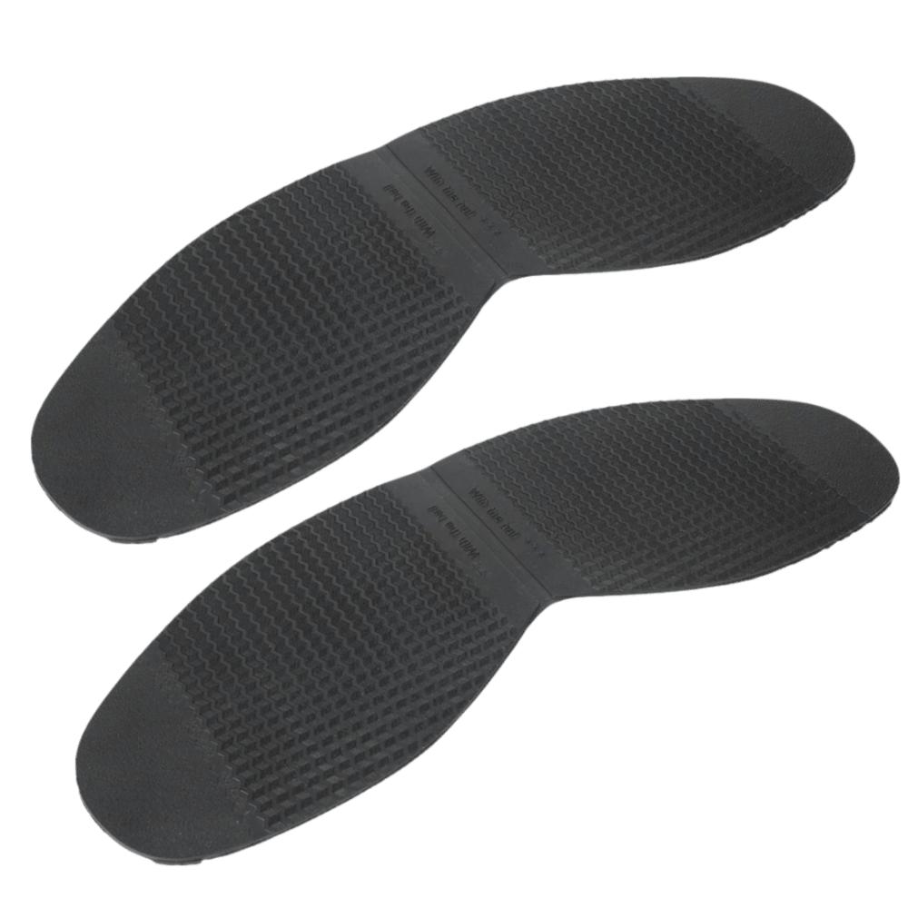2pcs Anti Slip Rubber Material Half Sole Pads Cut To Fit Black & Brown Shoe Repair Soles Rubber Forefoot Pads Shoes Repair