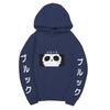 One Piece Blackbeard Hoodie, Skull Print Long Sleeve Pullover Hooded Sweatshirt Anime Streetwear With Sleeve Japanese Letter Print
