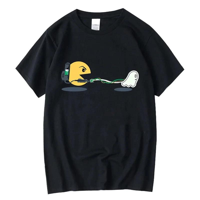 Summer Men's High-Quality T-shirt 100% Cotton Funny Design Print Loose O-neck T shirt For Men Short Sleeve Tops Tees Oversized