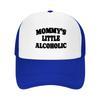 MOMMYs LITTLE ALCOHOLIC Baseball Cap Trucker Hat Breathable Bucket Style for Unisex Funny Drinking Gift Parties Camping