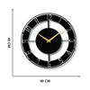 Wall Clock for Home, Office, Living Room, Bedroom, Kids Room and Kitchen (40 X 40 Cm) | Big Size Stylish Latest Home Decor | (Battery Included)