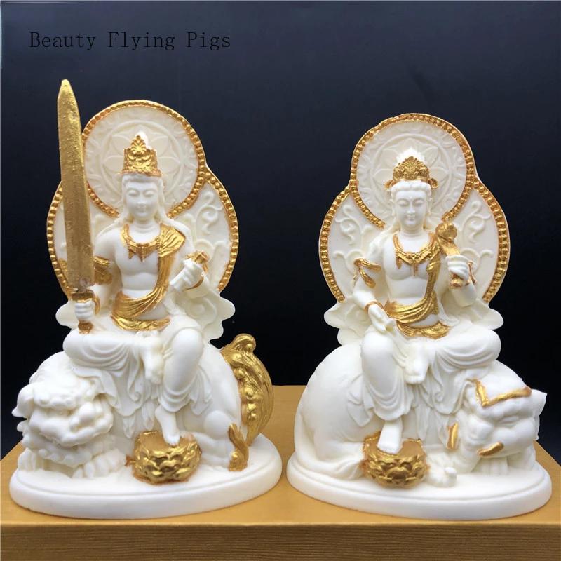 1pc Ivory fruit Guanyin Bodhisattva Desktop Crafts living room vehicle Bedroom decor Daily gift giving Thanksgiving blessing